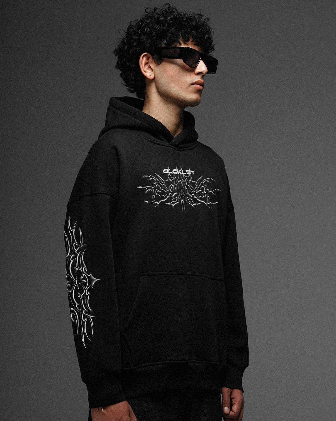 Chrome Tribal Hoodie