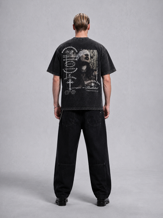 Confessions Acid Wash T shirt