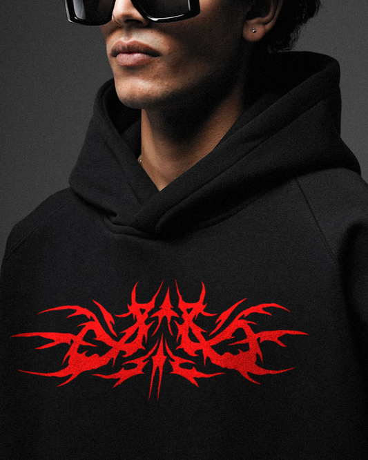 Red Tribal Hoodie
