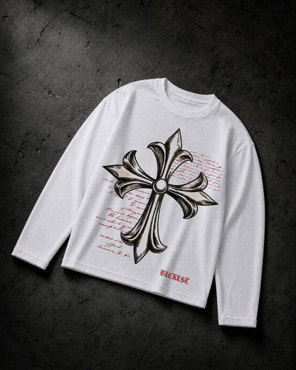 Waffle Cross Knit T-Shirt