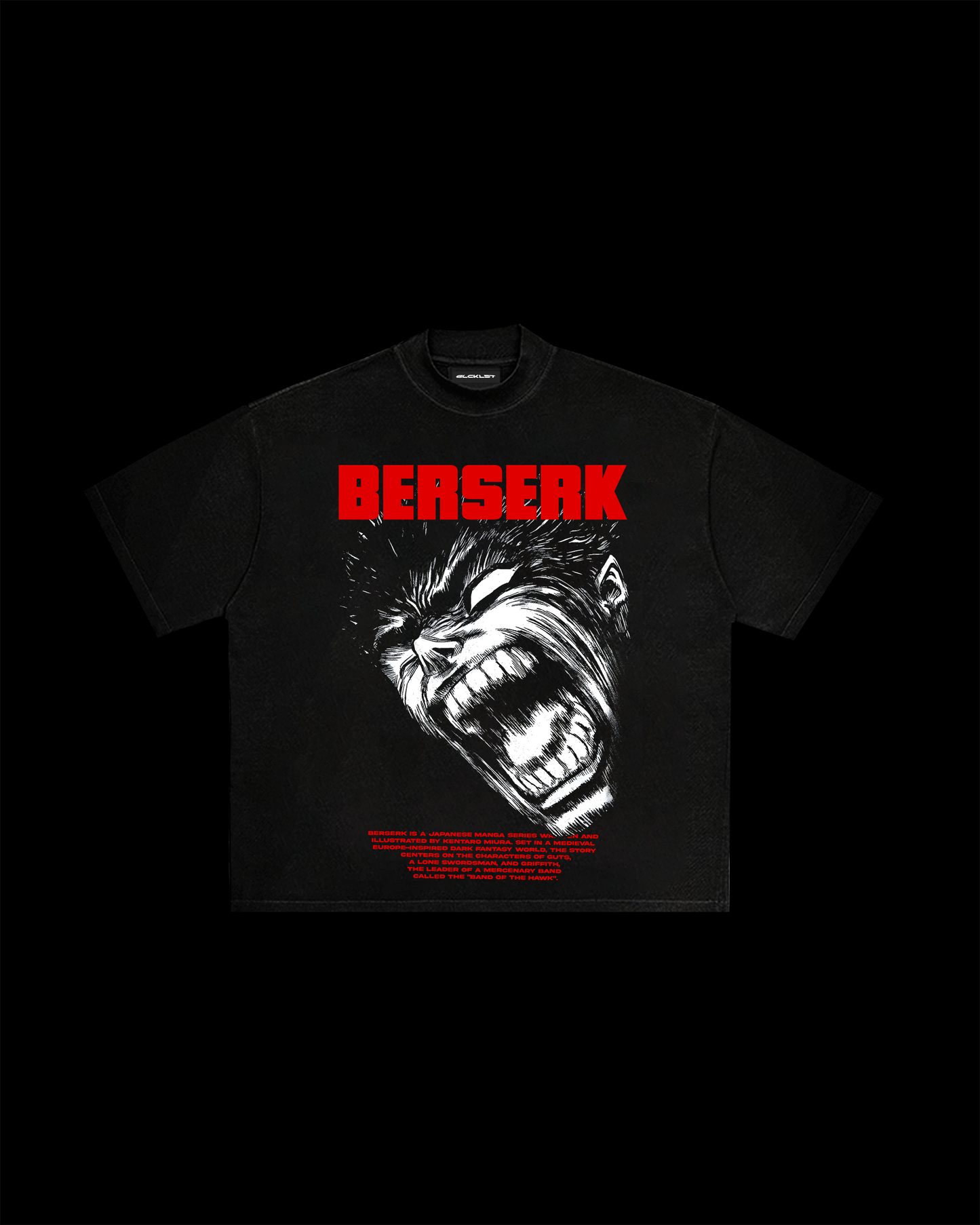 Berserk Fan Black Tee