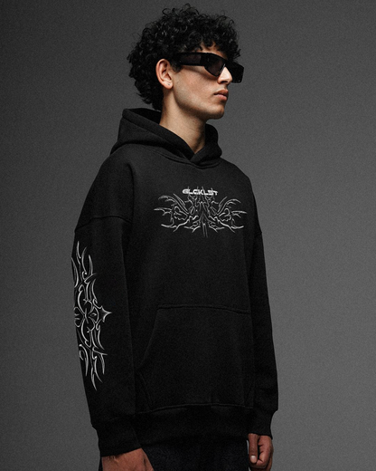 Chrome Tribal Hoodie