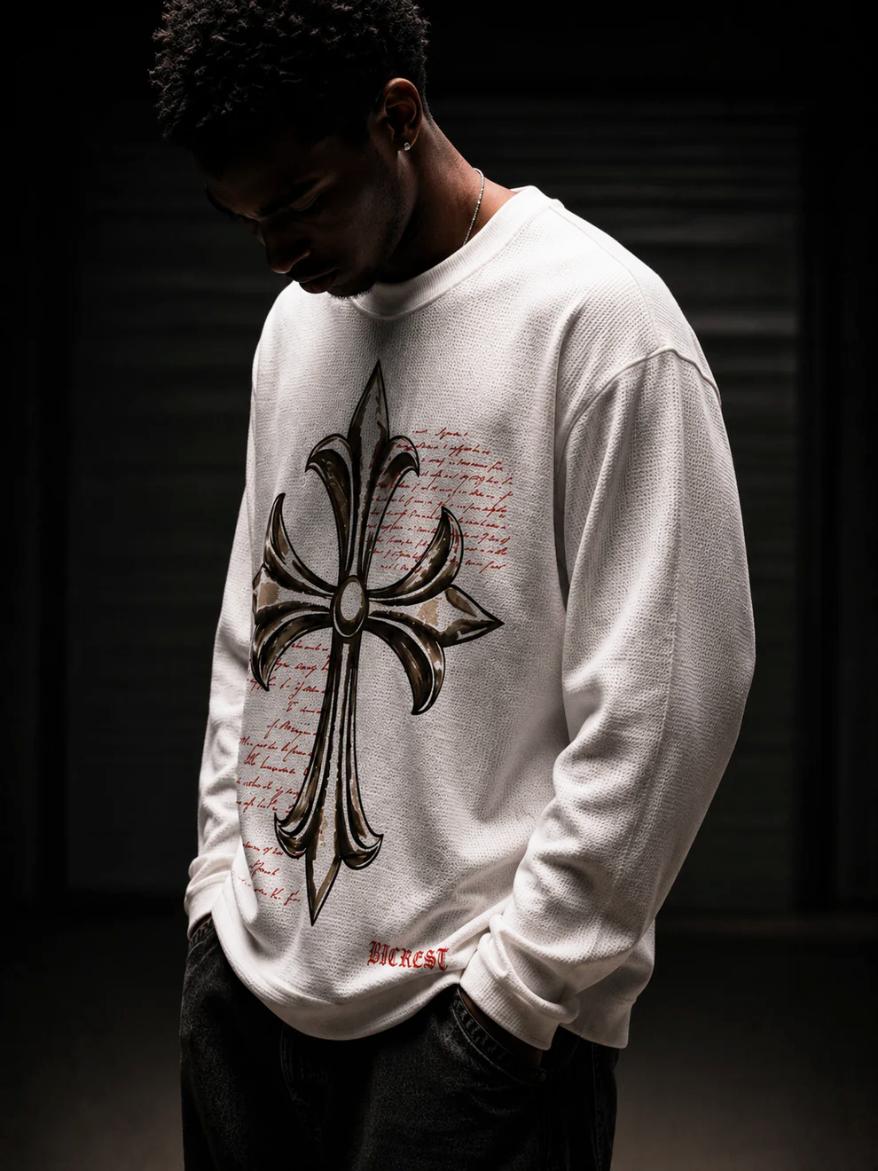 Waffle Cross Knit