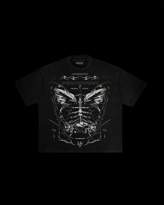 Fly Me Black Tshirt1