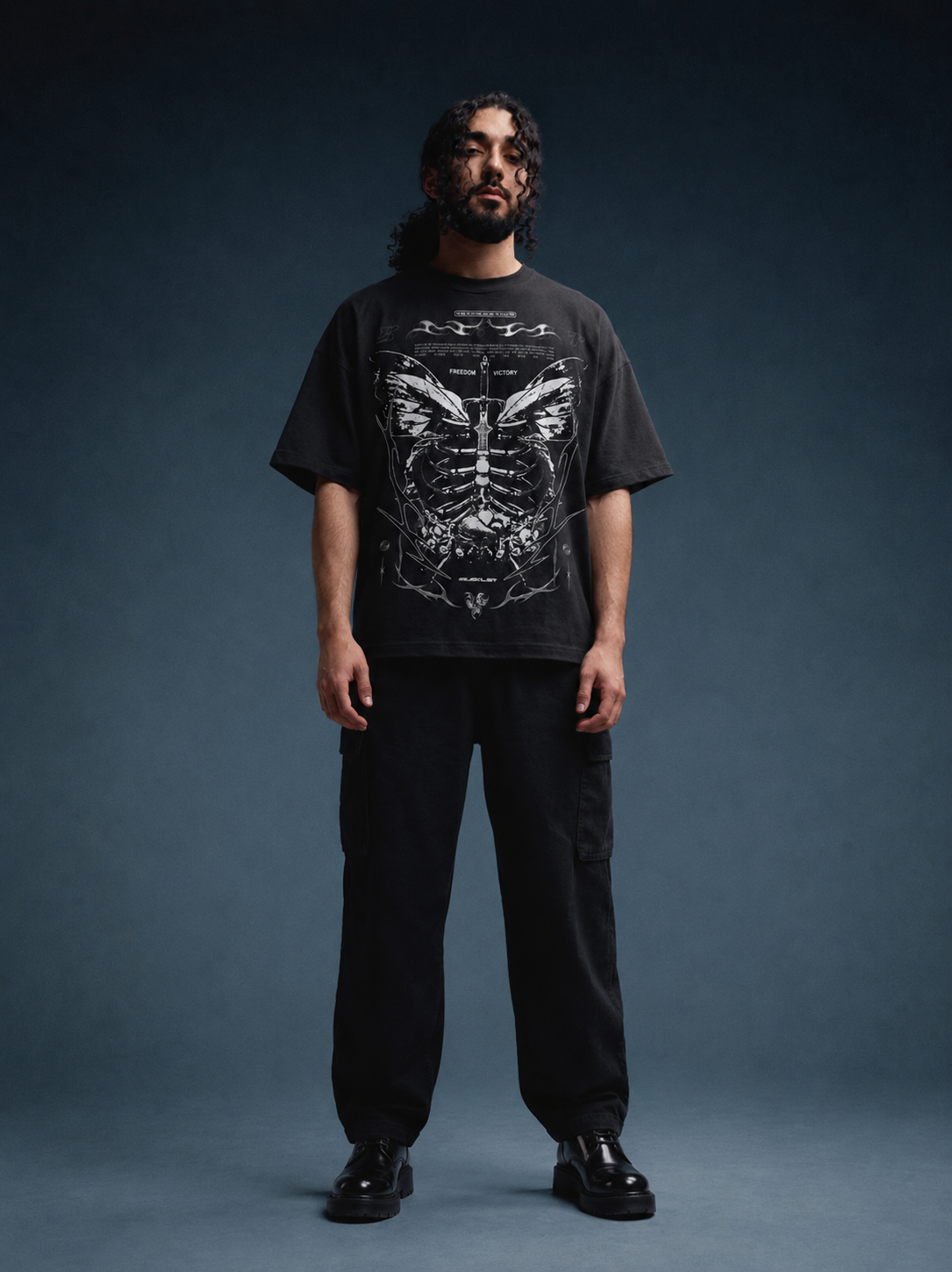 Fly Me Black Tshirt