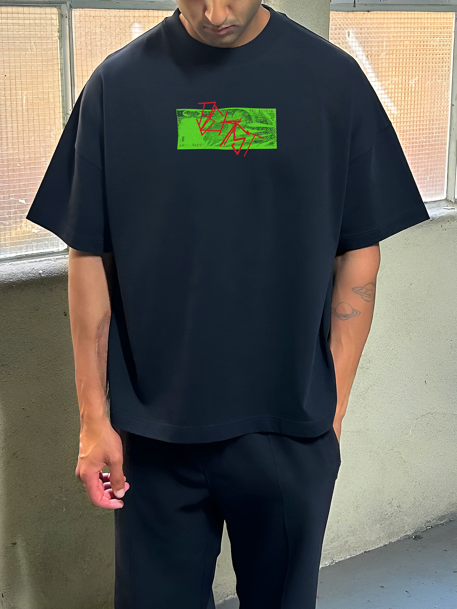 Gandhi Gandhi Black TShirt5