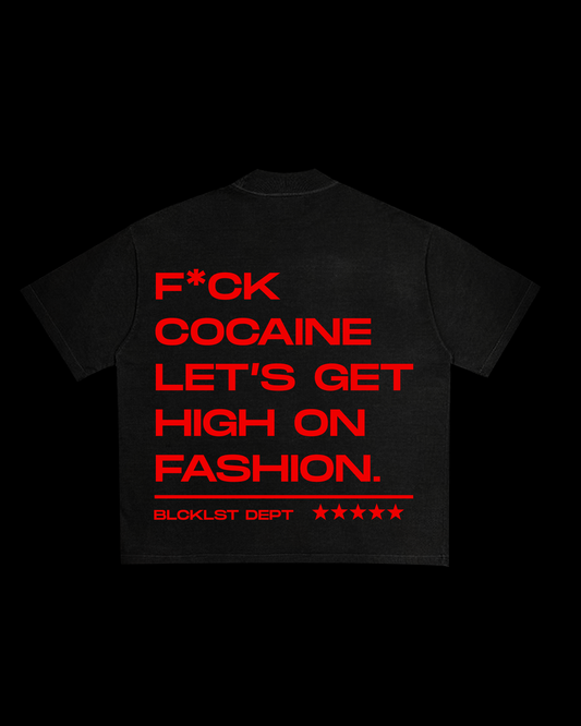 High On Fashion Black Tshirt