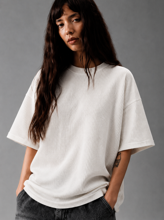 Off White Waffle Tshirt