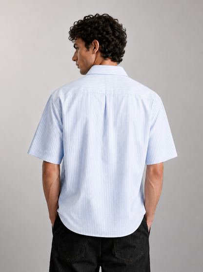 Blcklst Striped Oxford Boxy Shirt