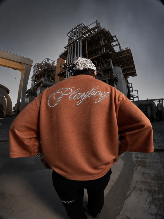 Waffle Playboy Knit Shirt
