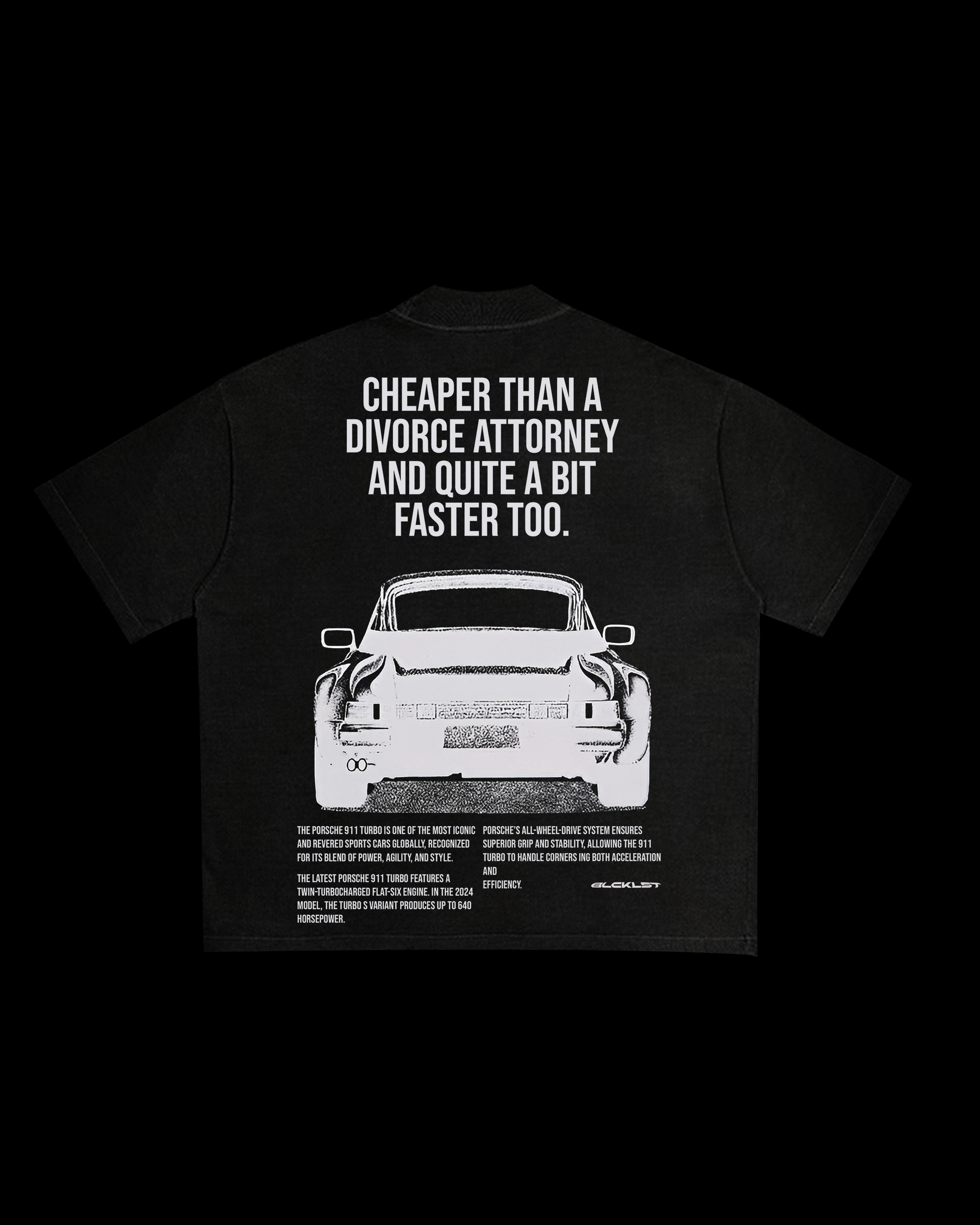 Porsche Black Tshirt2