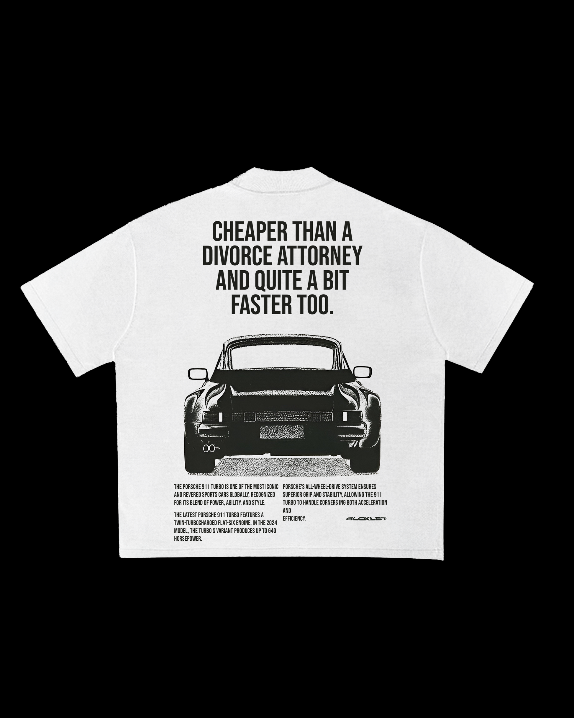 Porsche White Tshirt2