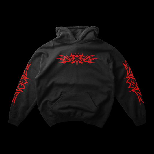 Red Tribal Hoodie