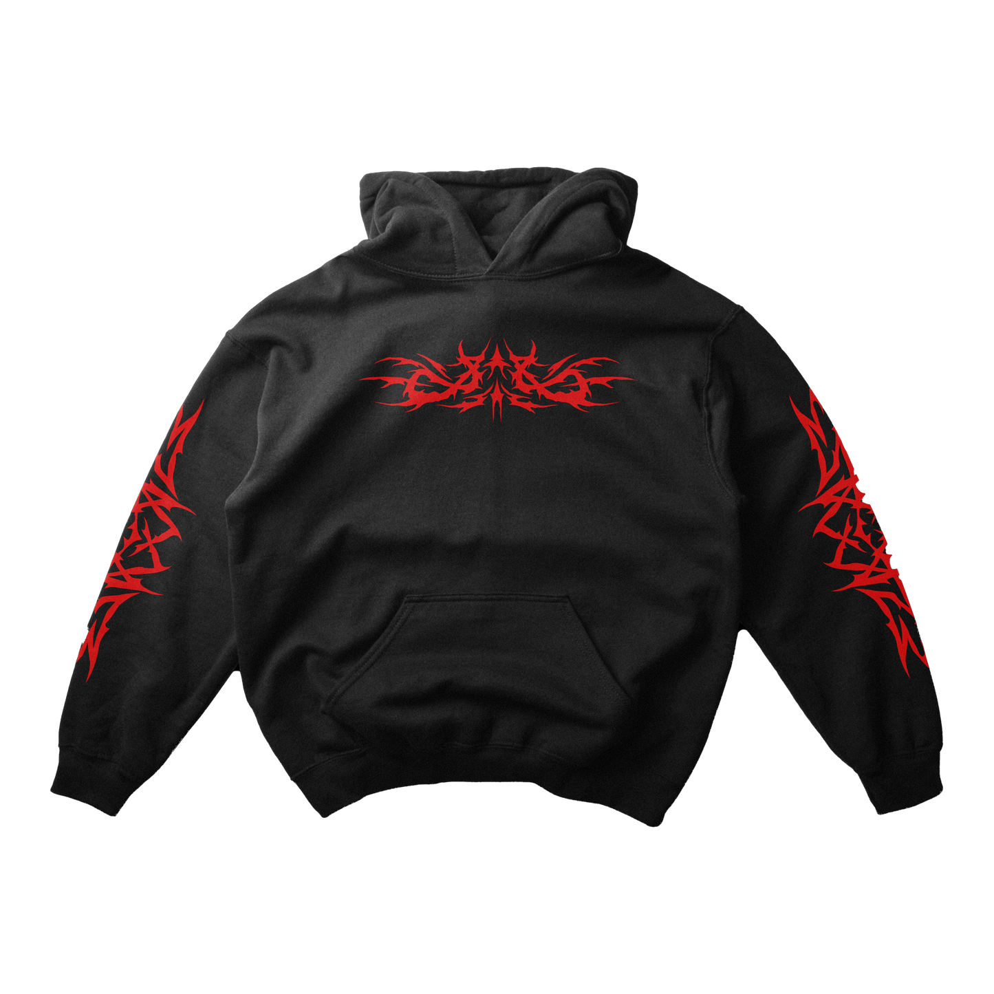 Red Tribal Hoodie