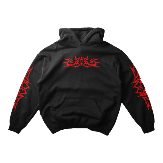 Red Tribal Hoodie