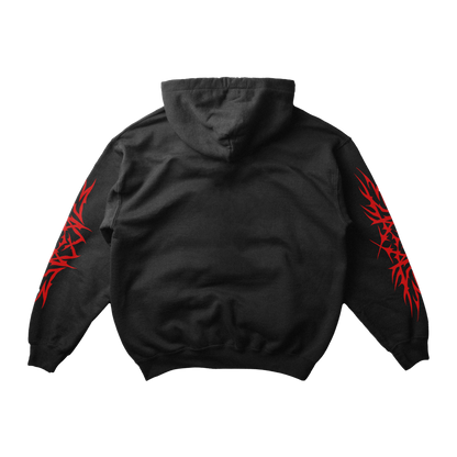 Red Tribal Hoodie