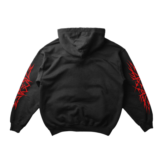Red Tribal Hoodie