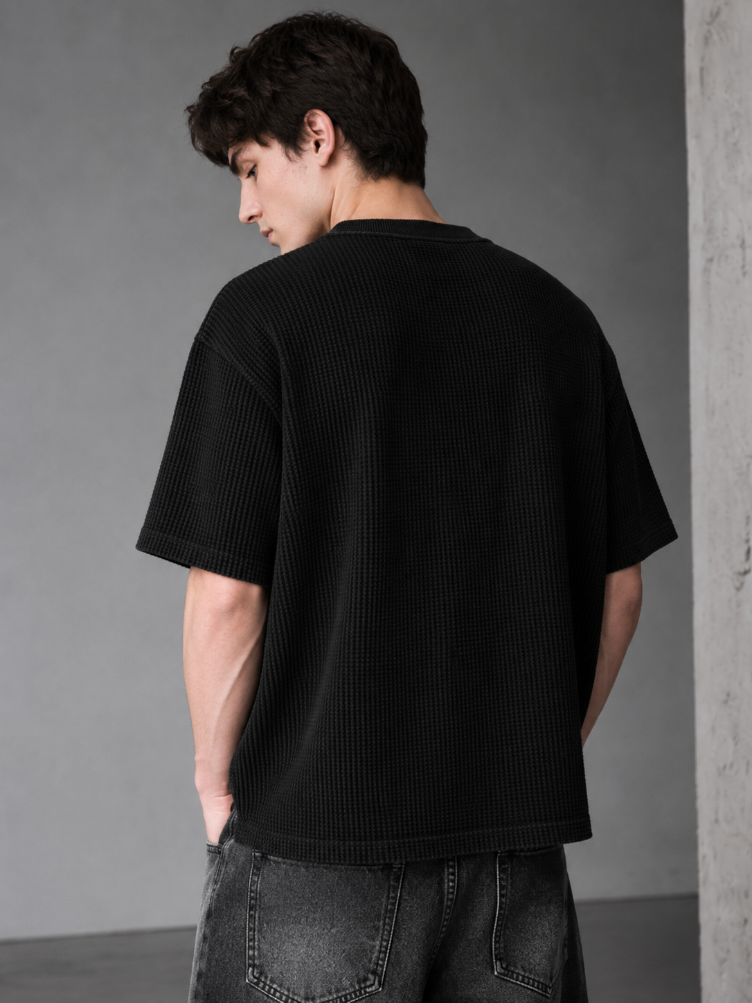 Black Waffle Tshirt