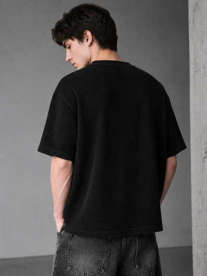 Black Waffle Tshirt