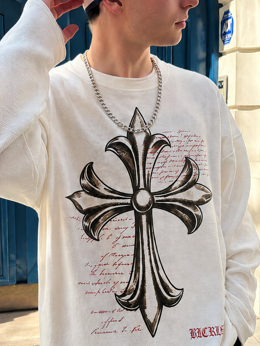 Waffle Cross Knit